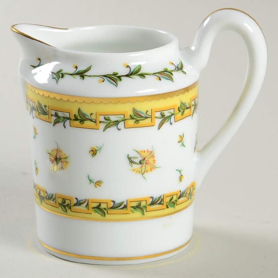 Bougainville Yellow Creamer by Raynaud-1