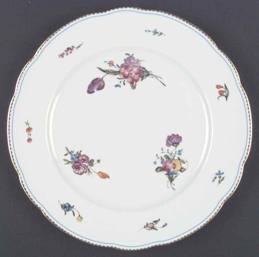 A La Reine Dinner Plate by Royale (France)-1