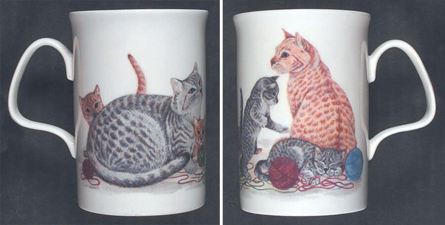 Cat Lovers Mug by Roy Kirkham-1