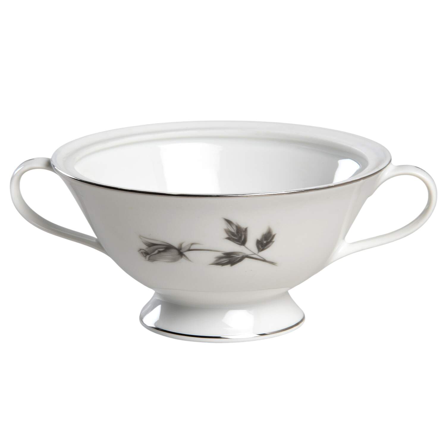 Monaco Rose Sugar Bowl No Lid by Royal Monaco-1