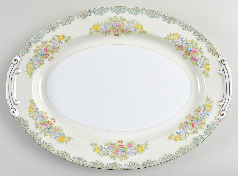 Danbury 13" Oval Serving Platter by Royal York (Japan)-1