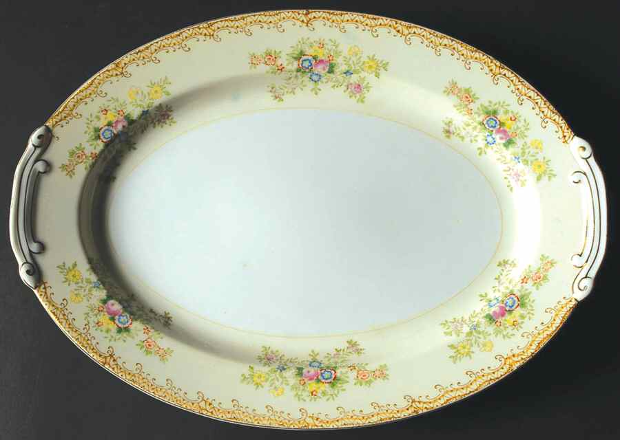 Milford 13" Oval Serving Platter by Royal York (Japan)-1