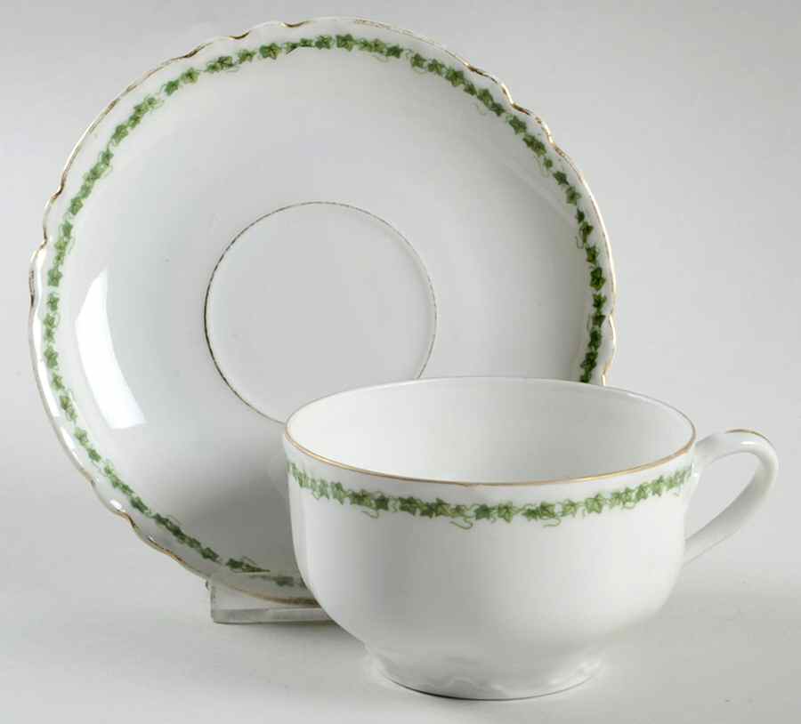 10789 Flat Cup & Saucer Set by Royal Saxony-1