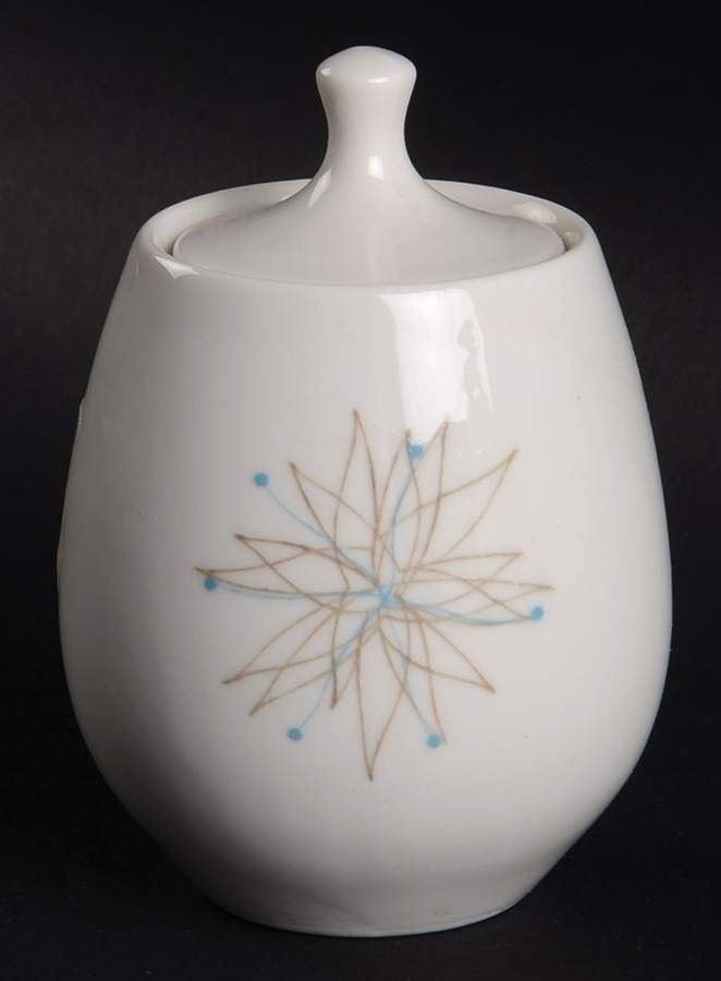 Sea Flower Sugar Bowl & Lid by Rice Islands-1