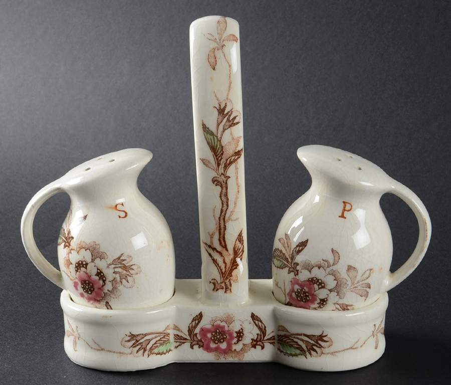 RDW1 (3 Pc) Salt & Pepper Tray Set by Royal Swedana (Japan)-1