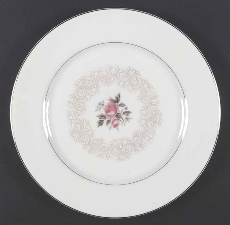 White Lace Dinner Plate by Rossini-1
