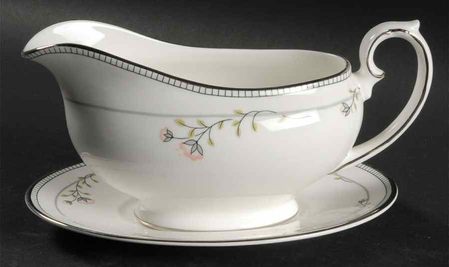 Camille Gravy Boat & Underplate by Royal Grafton-1