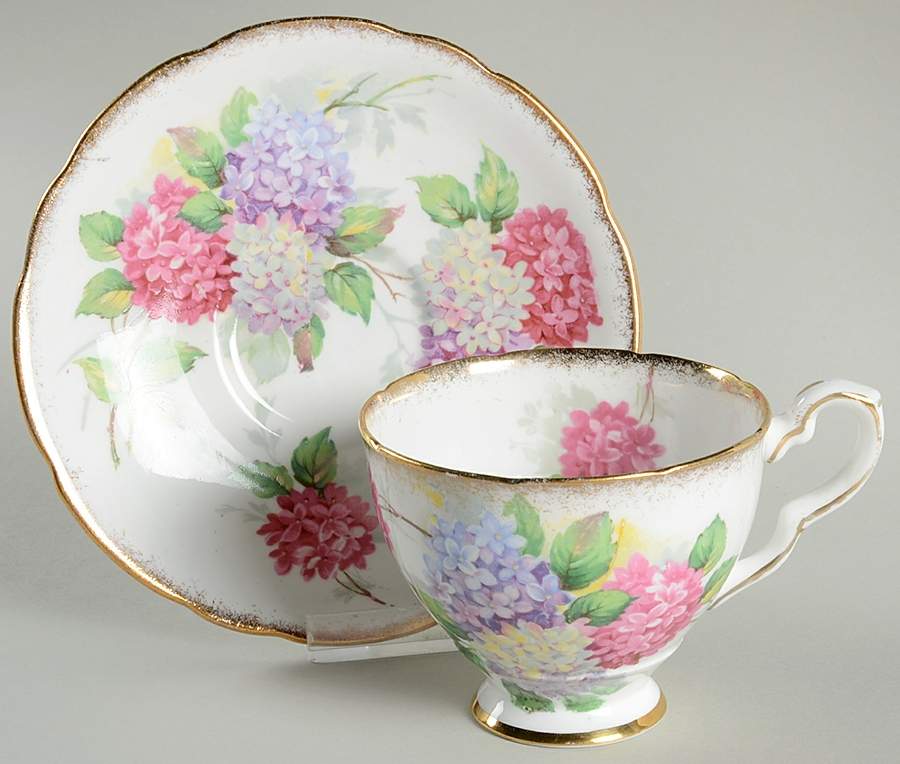 Carousel Footed Cup & Saucer Set by Royal Stafford-1