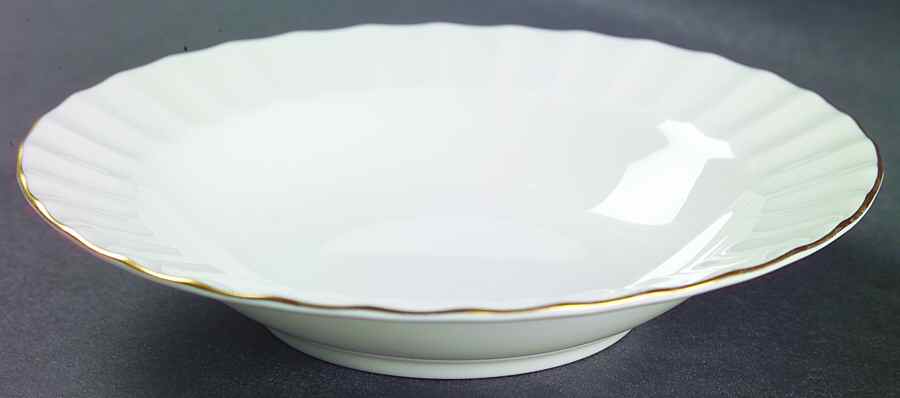 Warmstry Gold Edge Rim Fruit/Dessert (Sauce) Bowl by Royal Worcester-1
