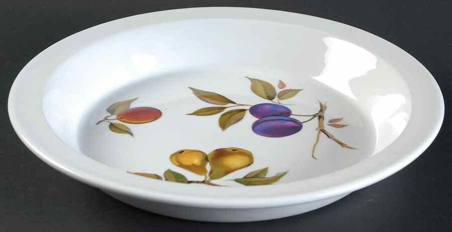Evesham 'M' Pie Serving Plate by Royal Worcester-1