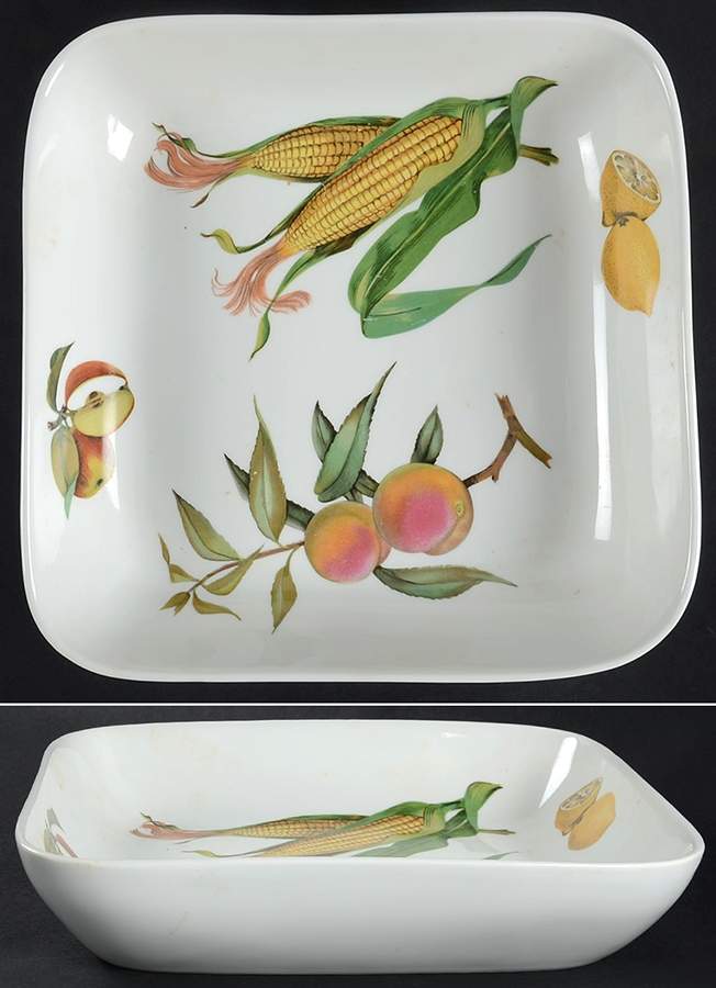 Evesham 'M' Square Buffet Dish by Royal Worcester-1