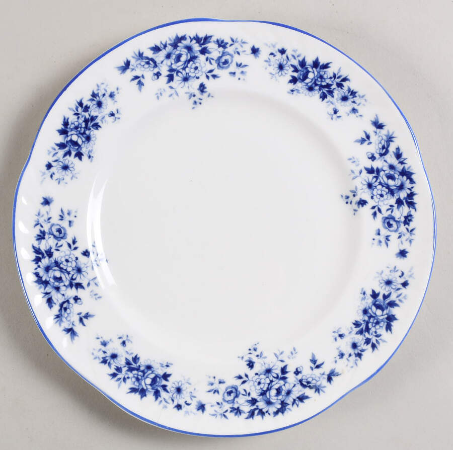 Petite Blue Salad Plate by Royal York (England)-1