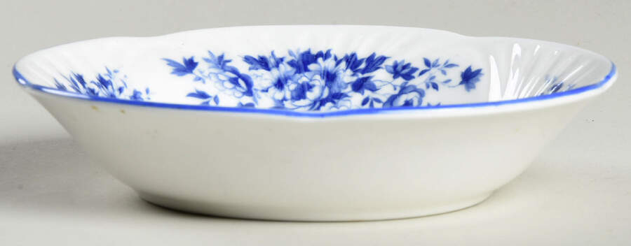 Petite Blue Fruit/Dessert (Sauce) Bowl by Royal York (England)-1