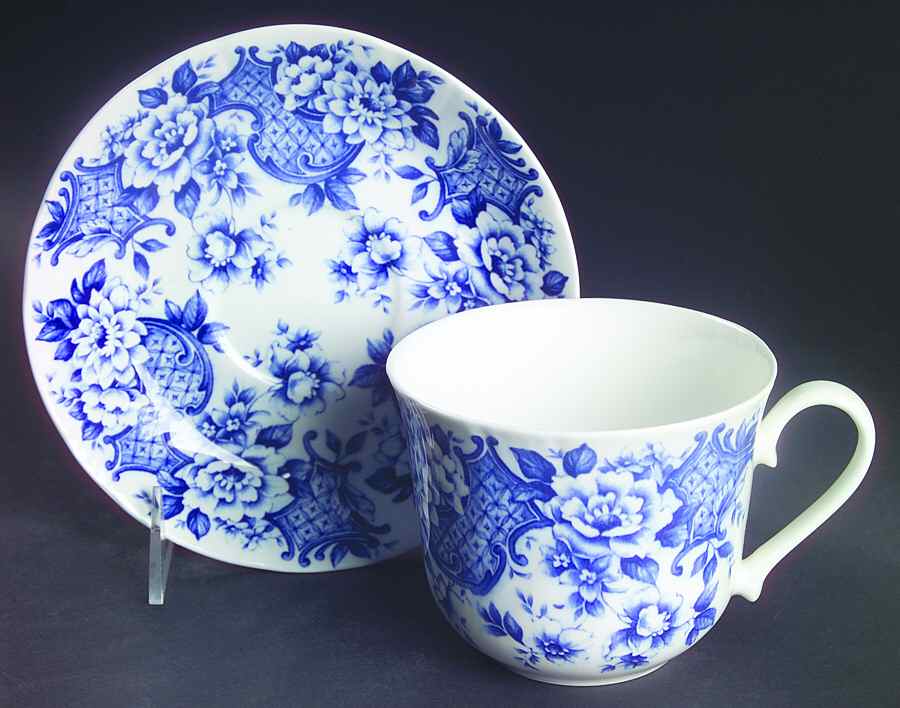 Colonial Breakfast Cup & Saucer Set by Roy Kirkham-1