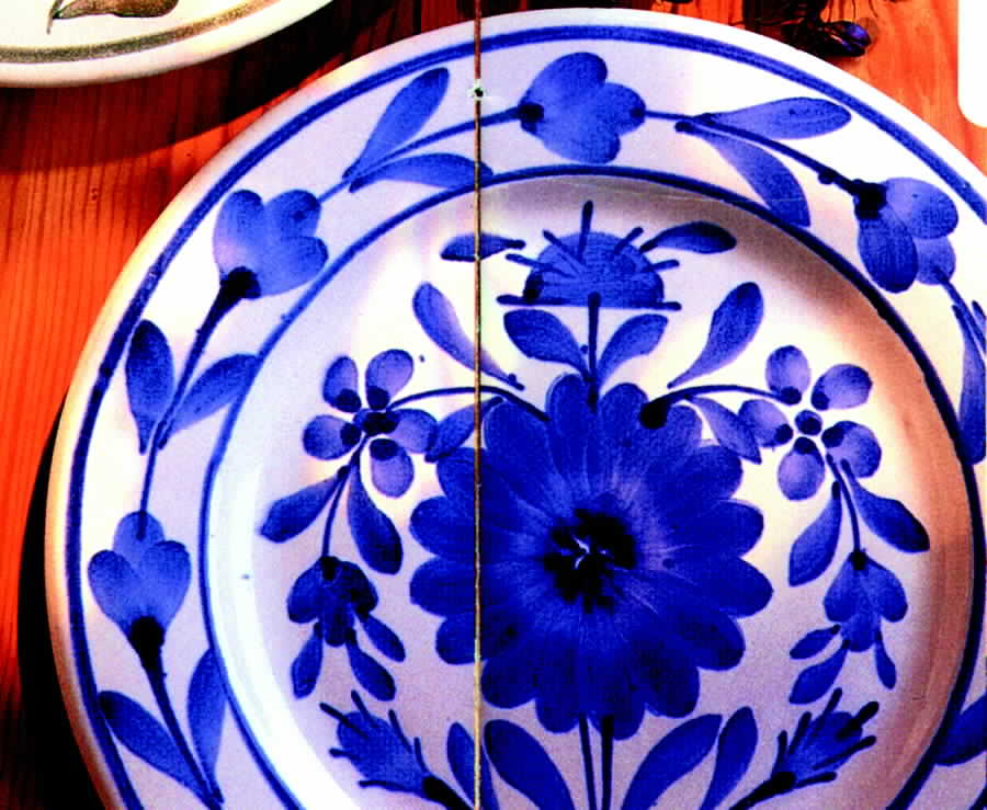Forget Me Not Dinner Plate by Rosanna-1