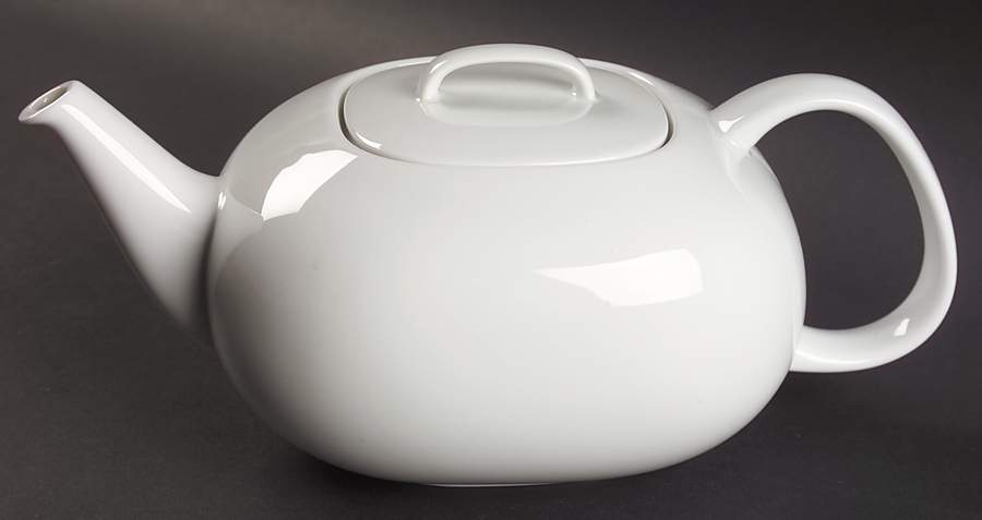 Moon White Teapot & Lid by Rosenthal - Continental-1