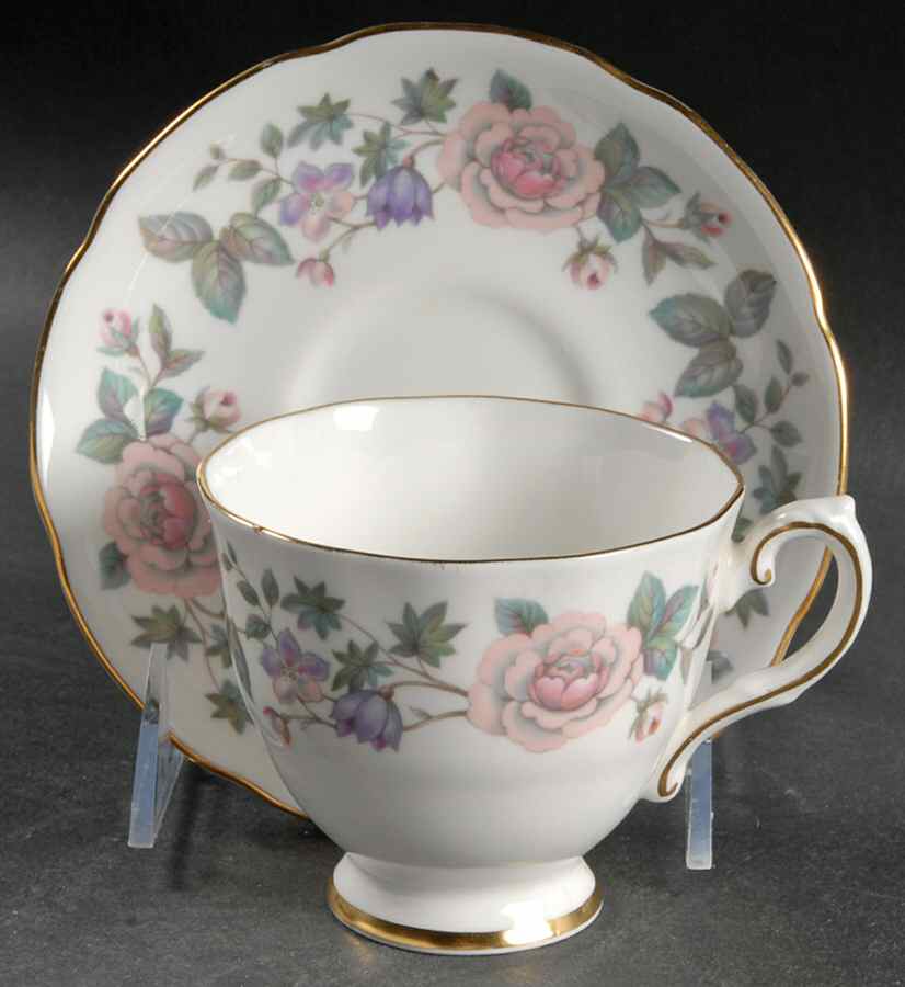 Fragrance Footed Cup & Saucer Set by Royal Grafton-1