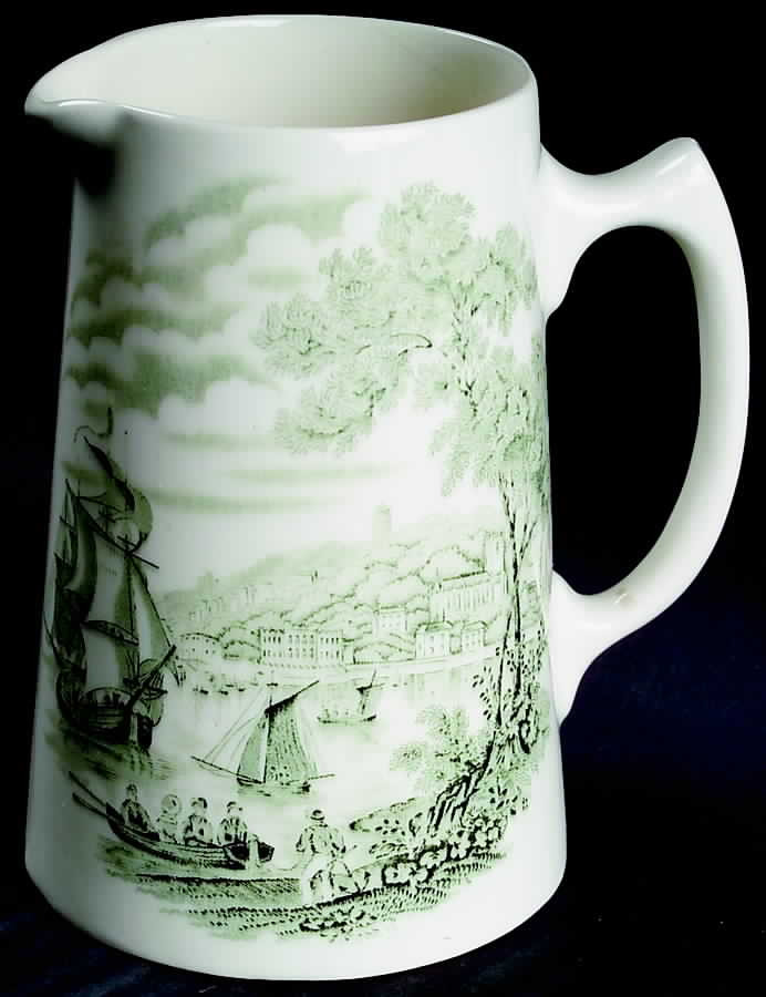 Safe Harbour Green 16 Oz Pitcher by Royal Staffordshire-1