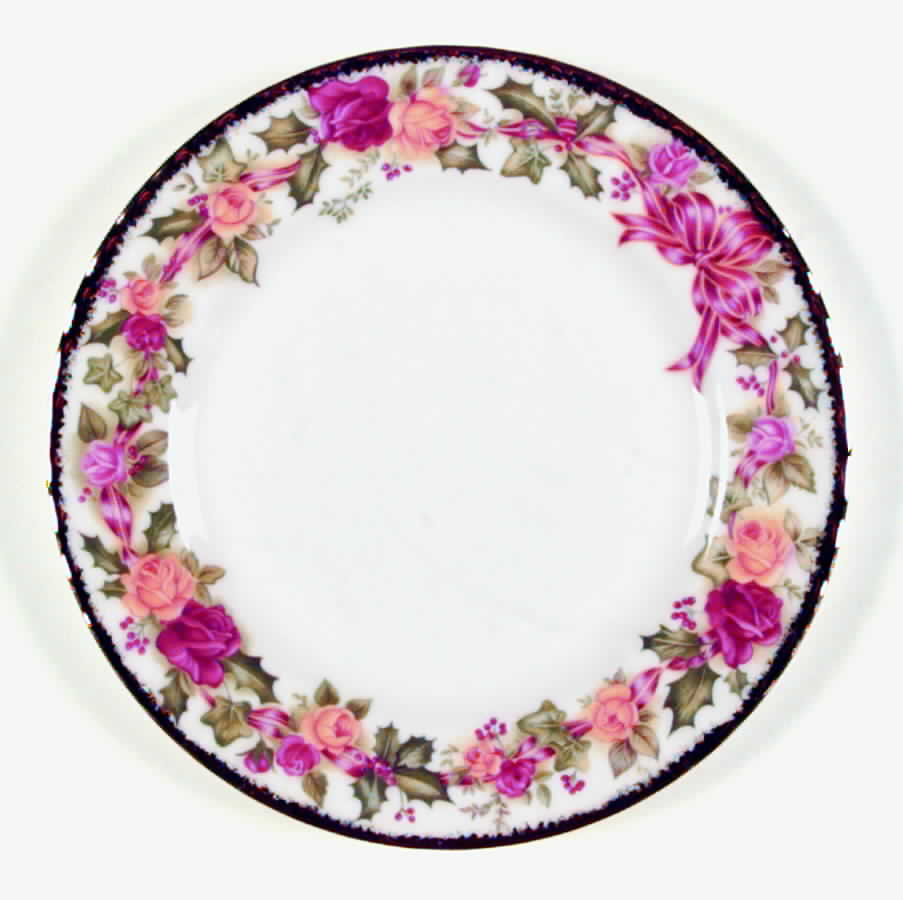 Holiday Wreath Salad Plate by Royal Albert-1