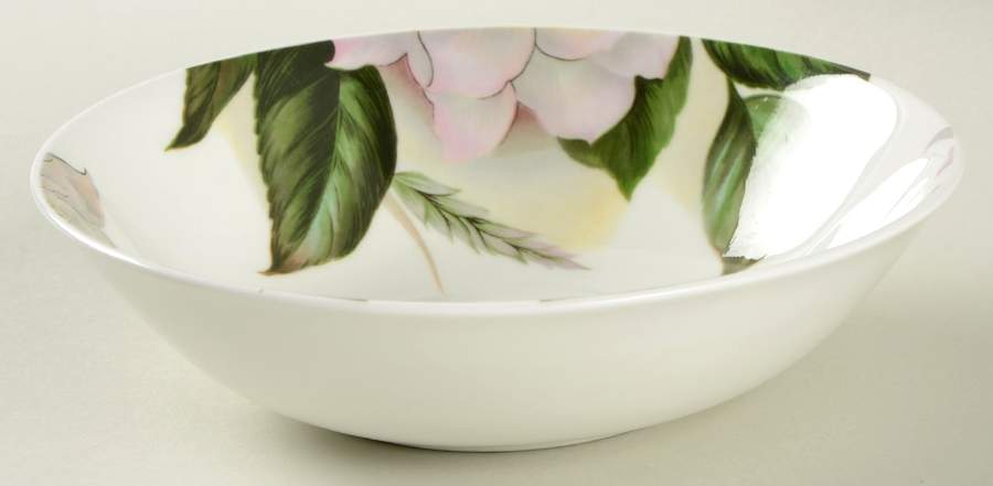 Jardin (Floral Rim) Coupe Cereal Bowl by Royal Stafford-1