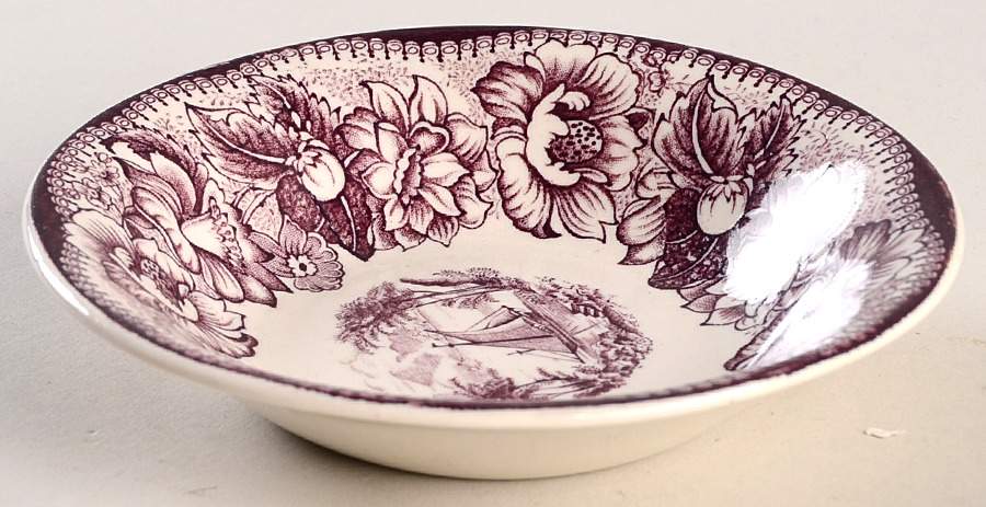 Safe Harbour Plum Mulberry Fruit/Dessert (Sauce) Bowl by Royal Staffordshire-1