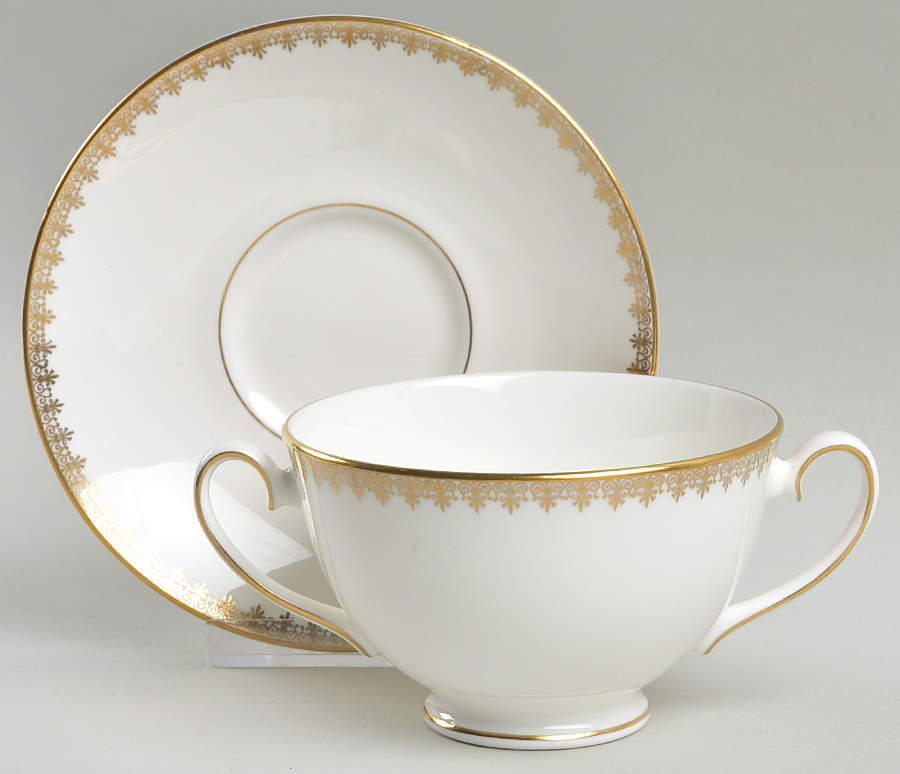RGR30 Footed Cream Soup Bowl & Saucer Set by Royal Grafton-1