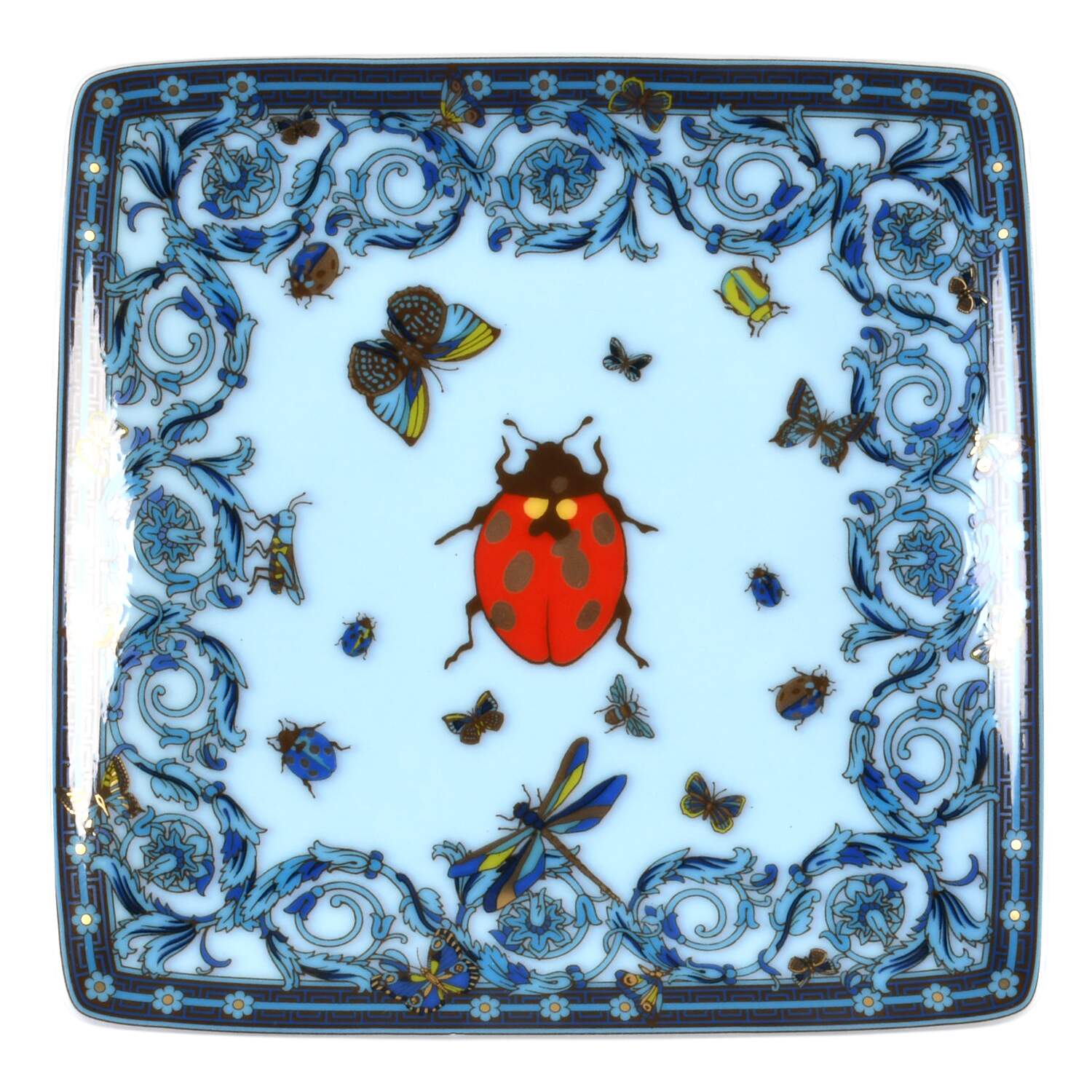 Le Jardin De Versace Square Canape Plate by Rosenthal - Continental-1