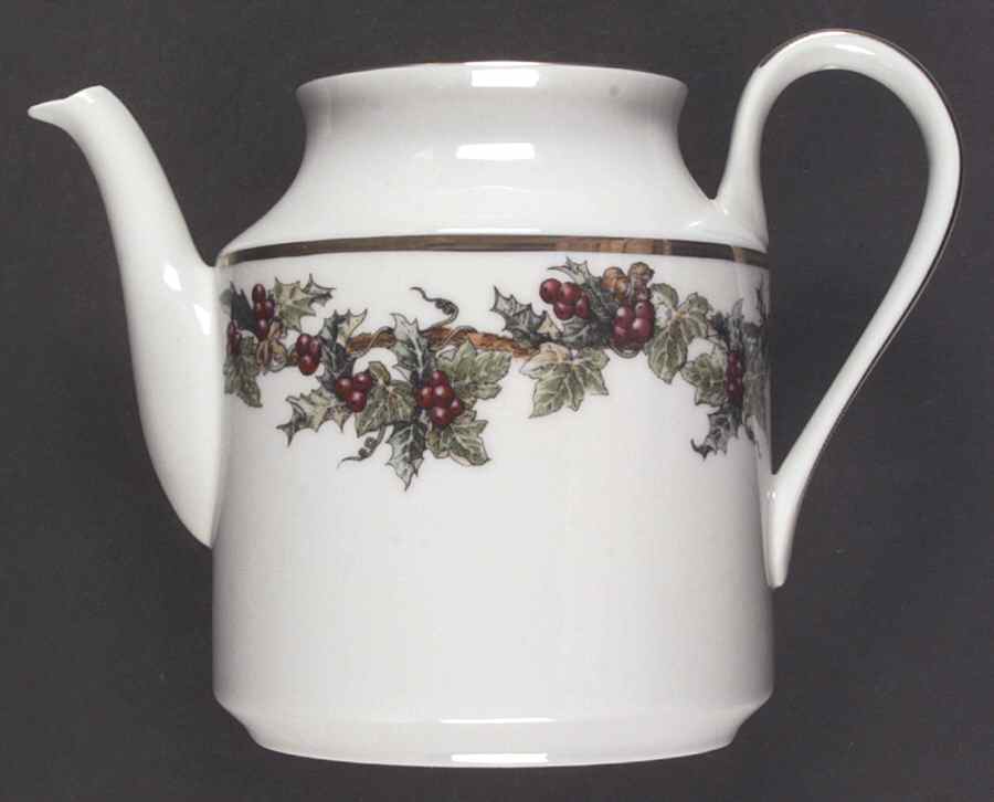 The Holly and The Ivy Coffee Pot No Lid by Royal Gallery-1