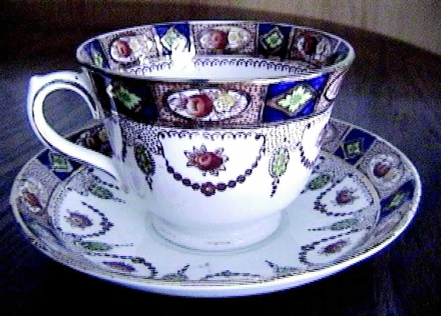 Sandon Footed Cup & Saucer Set by Royal Albion-1