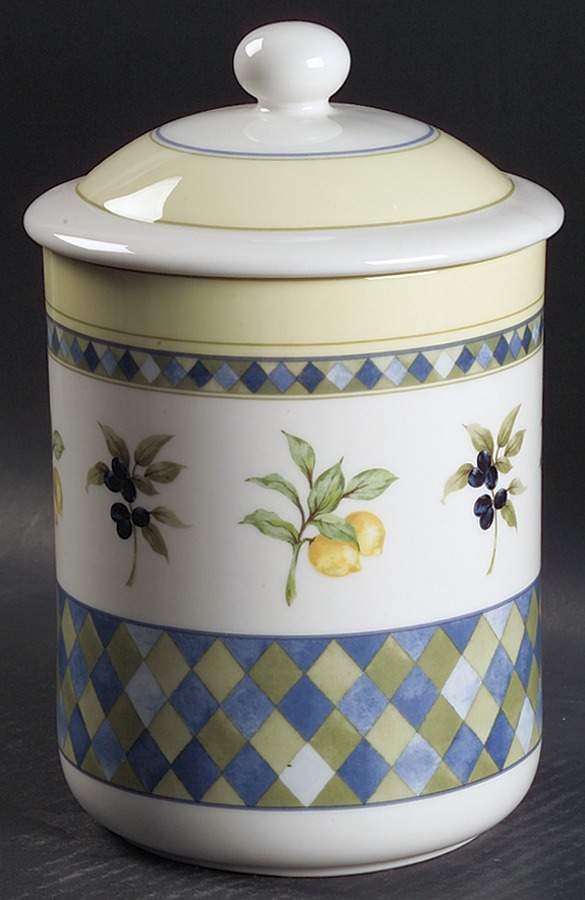 Carmina Large Canister & Lid by Royal Doulton-1