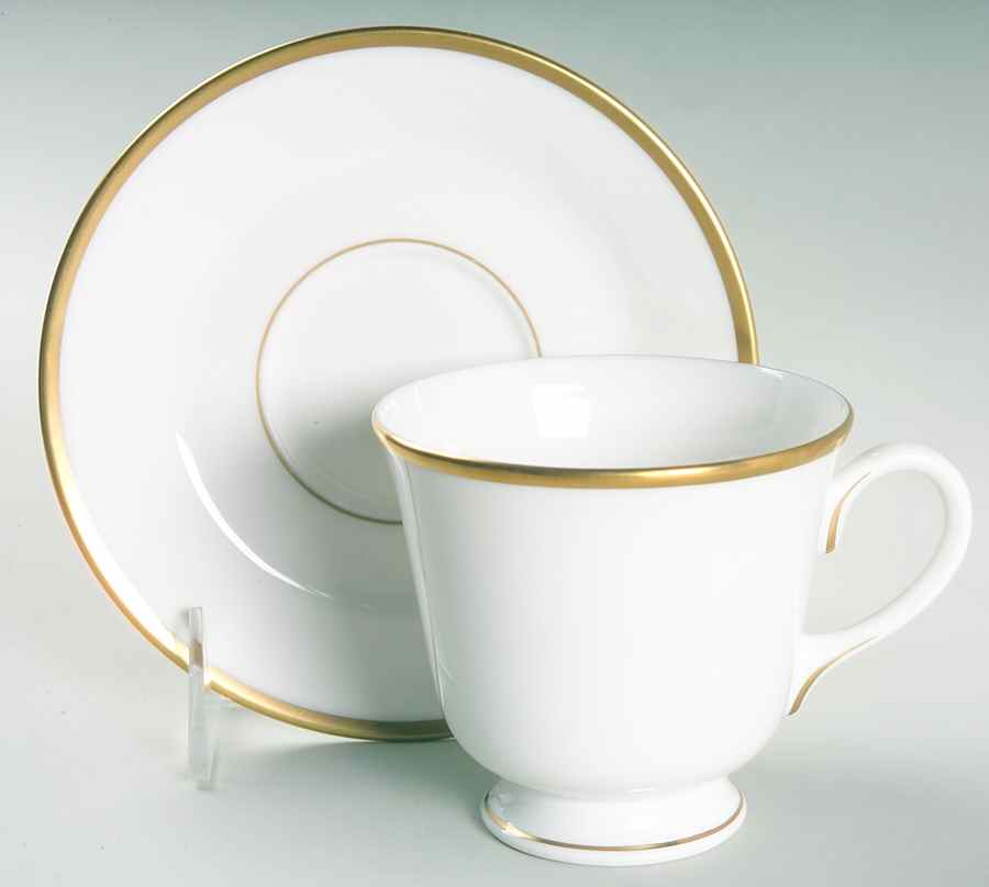 Capri  Footed Cup & Saucer Set by Royal Worcester-1