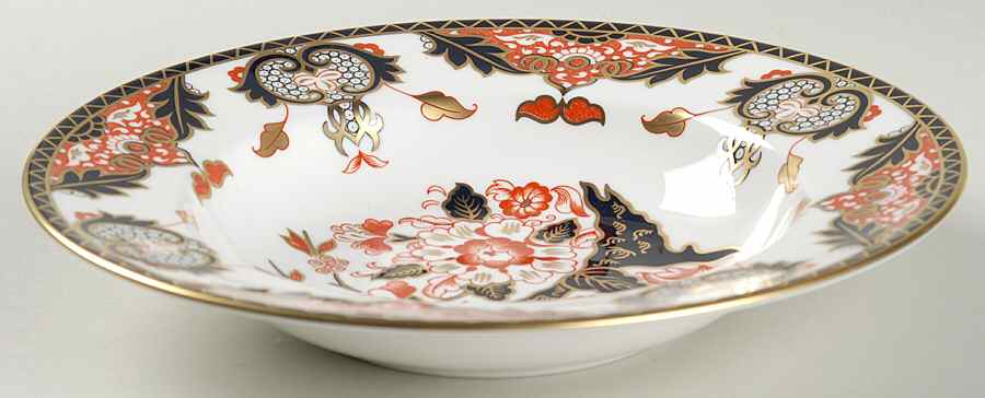 Derby Japan Rim Soup Bowl by Royal Crown Derby-1