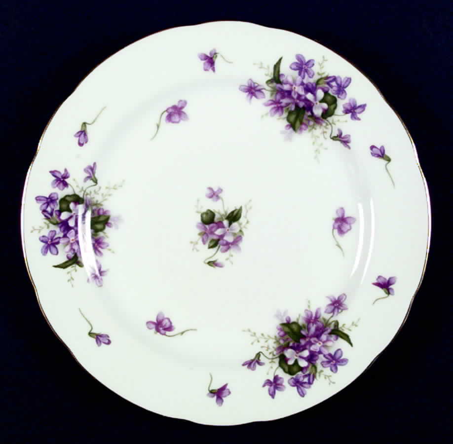 Spring Violets Dinner Plate by Rossetti-1