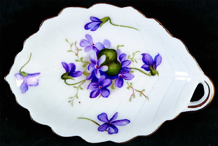 Spring Violets 4" Ashtray by Rossetti-1