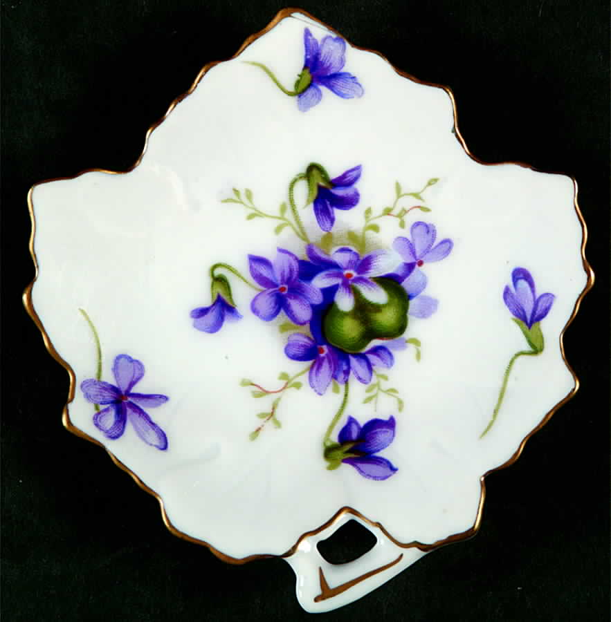Spring Violets 4" Ashtray by Rossetti-1