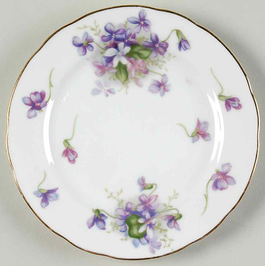 Spring Violets Bread & Butter Plate by Rossetti-1