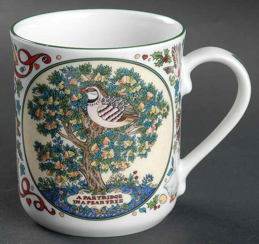 Twelve Days of Christmas Mug by Royal Worcester-1