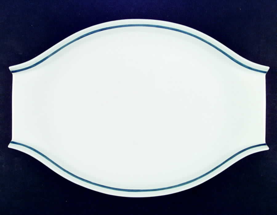 Sapphire 15" Oval Serving Platter by Royal Jackson-1