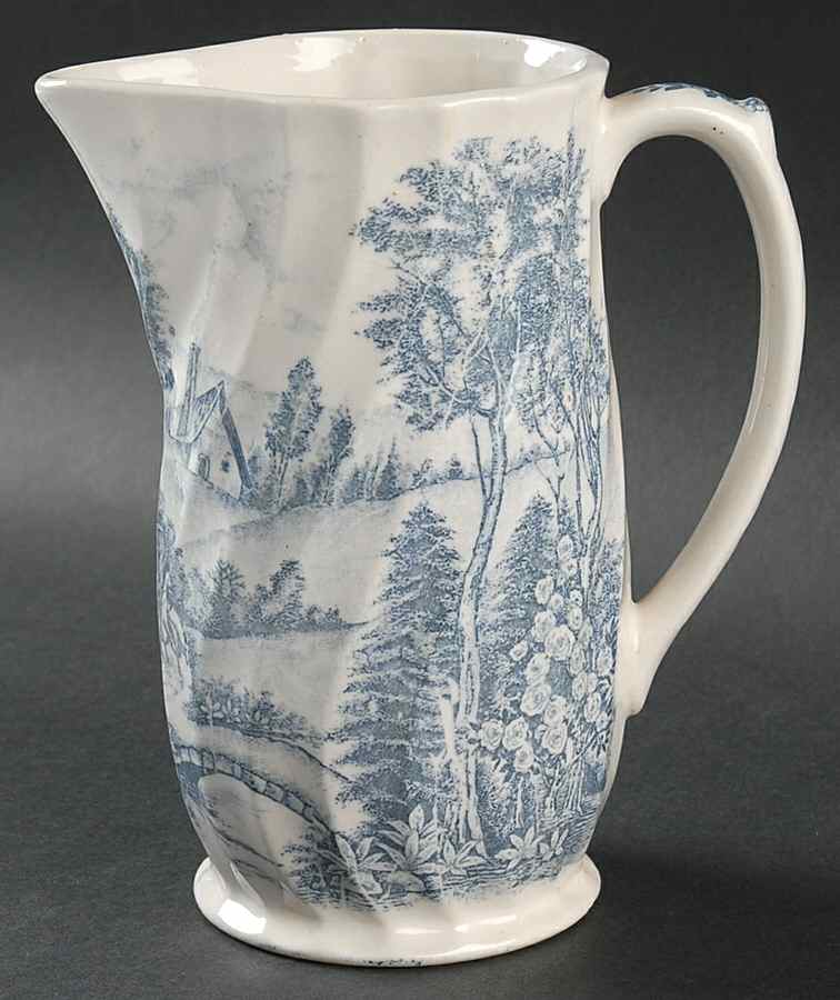 Country French Blue 24 Oz Pitcher by Rossini-1