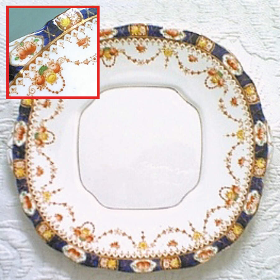 RYY3 Square Salad Plate by Royal York (England)-1