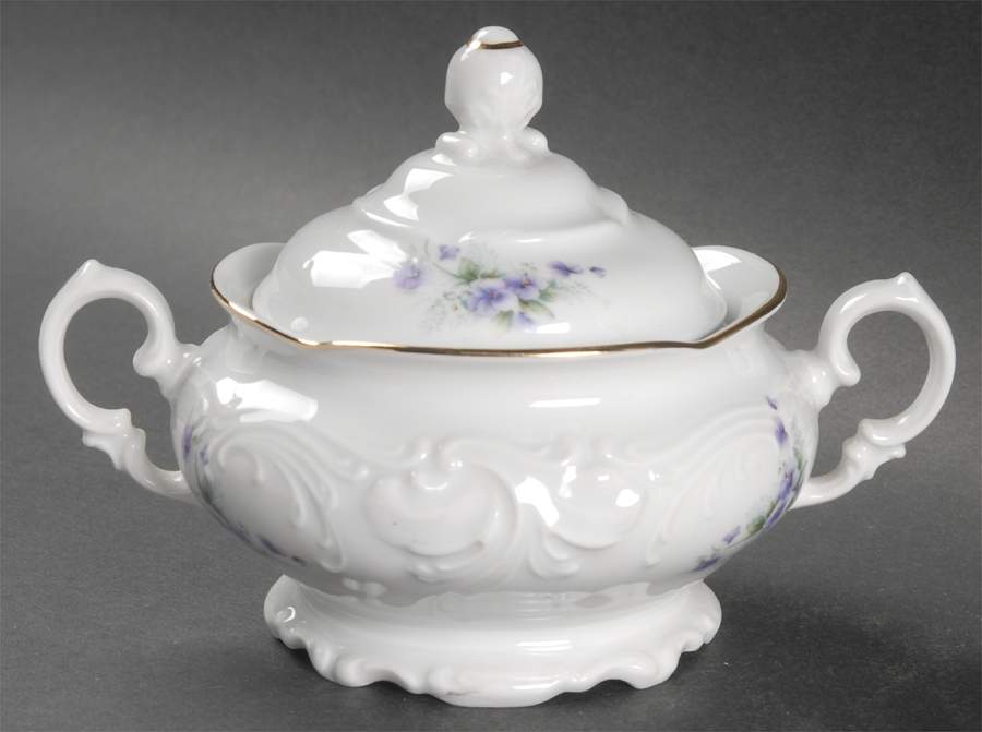 RKT14 Sugar Bowl & Lid by Royal Kent (Poland)-1