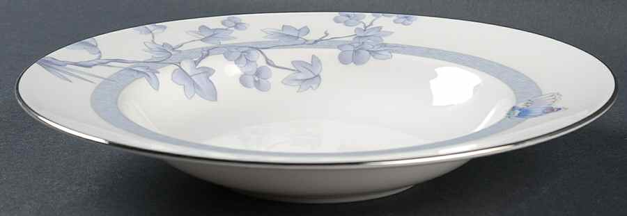Kimono Large Rim Soup Bowl by Royal Worcester-1