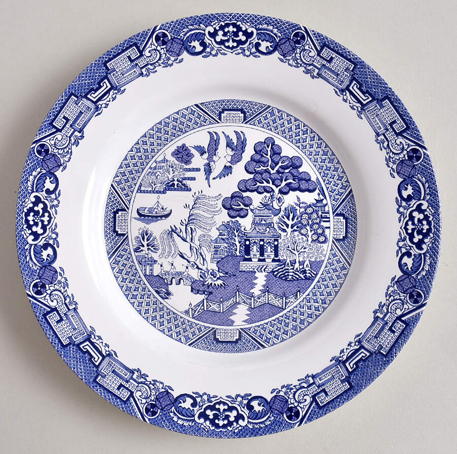 Blue Willow Salad Plate by Royal Oak-1