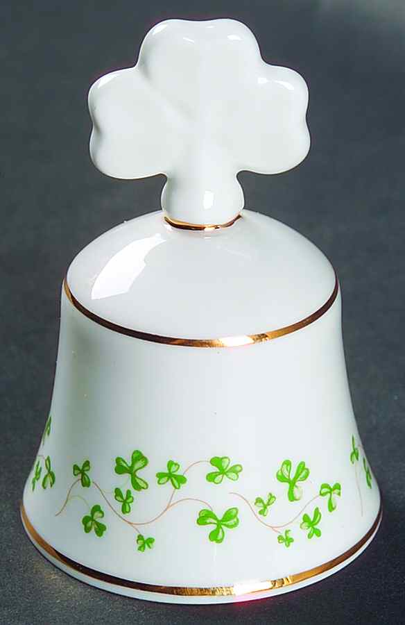 Trellis Shamrock Giftware Bell by Royal Tara-1