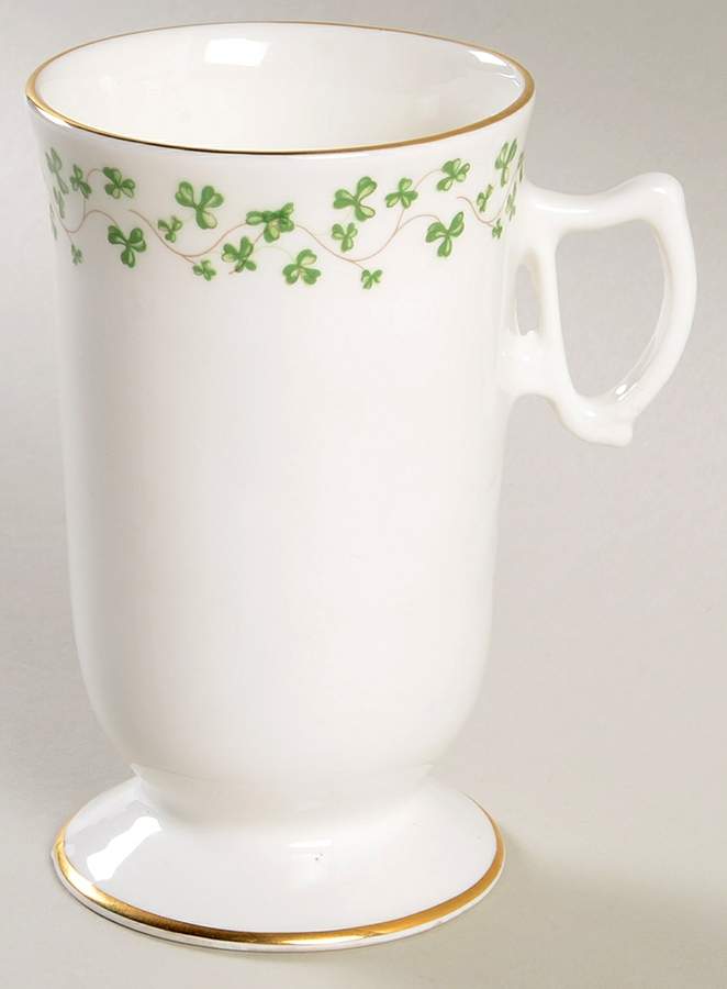 Trellis Shamrock Giftware Irish Coffee Mug by Royal Tara-1