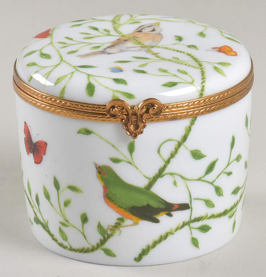 Histoire Naturelle Round Hinged Box by Raynaud-1