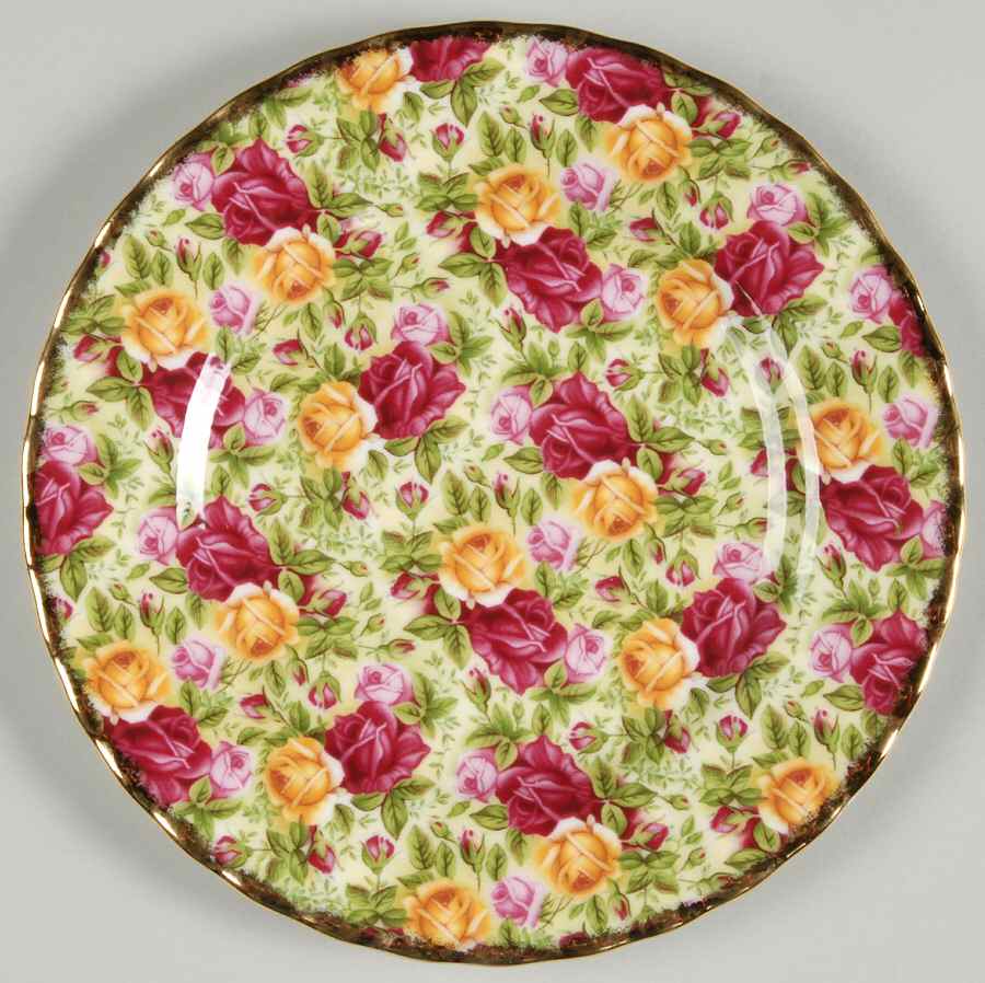 Old Country Roses Chintz Collection Bread & Butter Plate by Royal Albert-1
