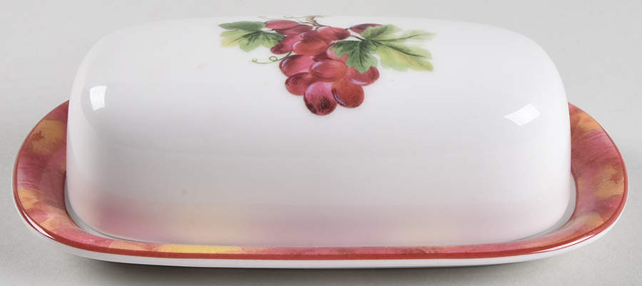 Vintage Grape 1/4 Lb Covered Butter by Royal Doulton-1