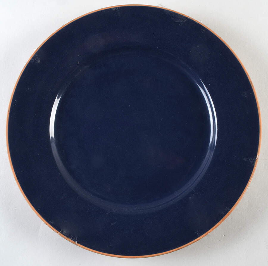 Terra Rosa Cobalt Blue Service Plate (Charger) by Reco-1