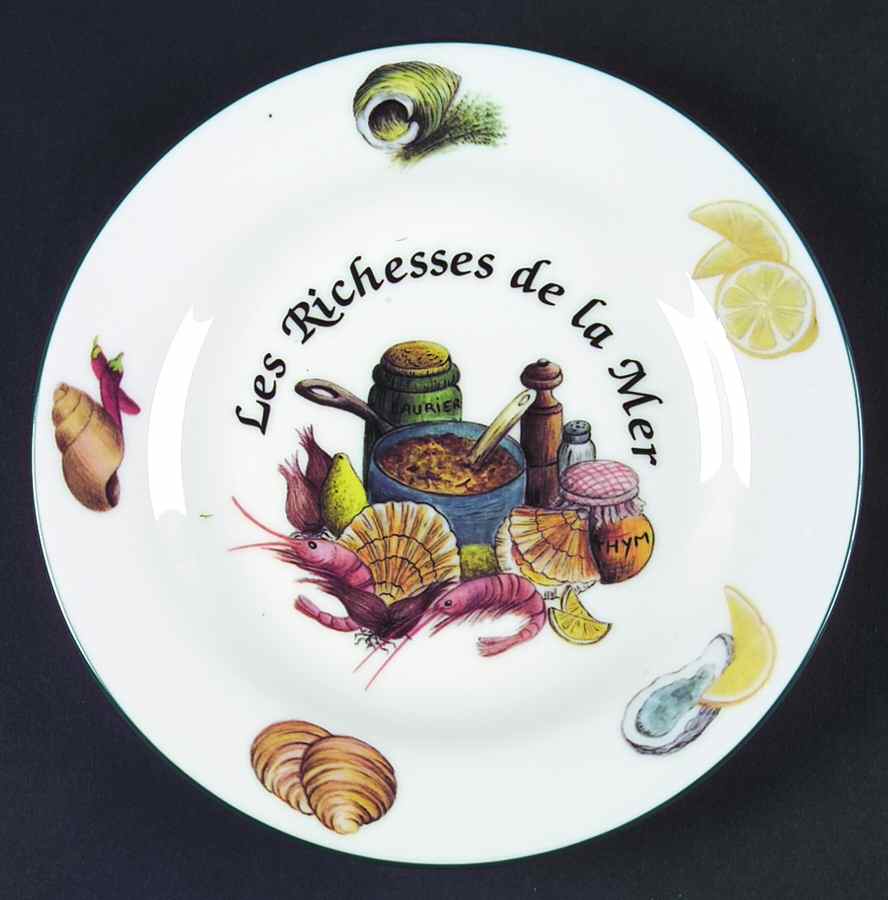 Les Richesses De La Mer Salad Plate by Royal Vale-1